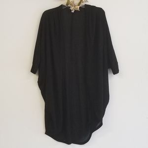 NWT BOUND Black Sz Med Batwing Cardigan